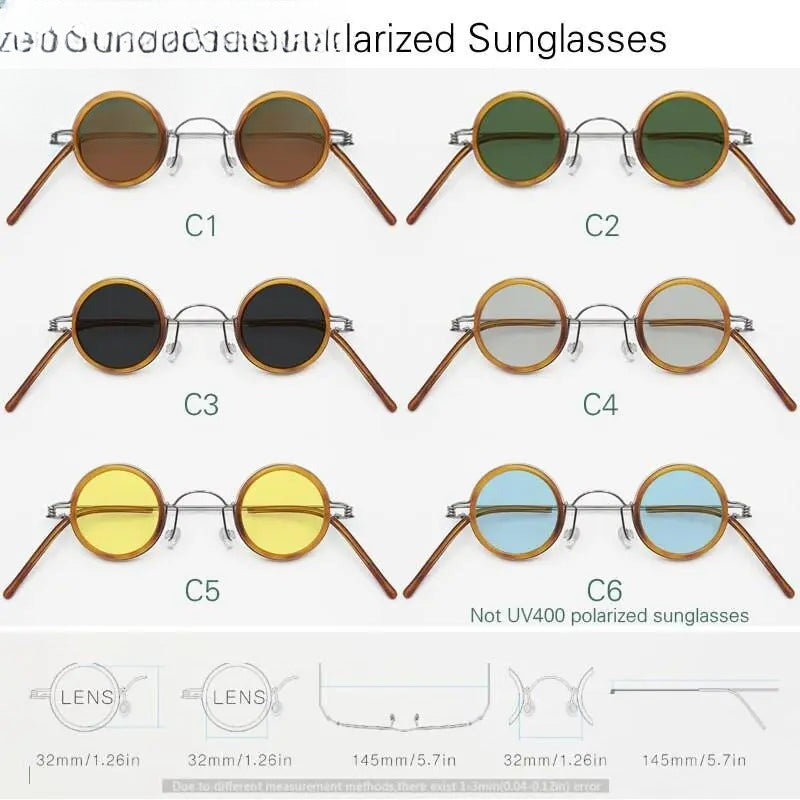 Unisex Round Full Rim Stainless Steel Prescription Glasses — view 10 | Rx Spectacle