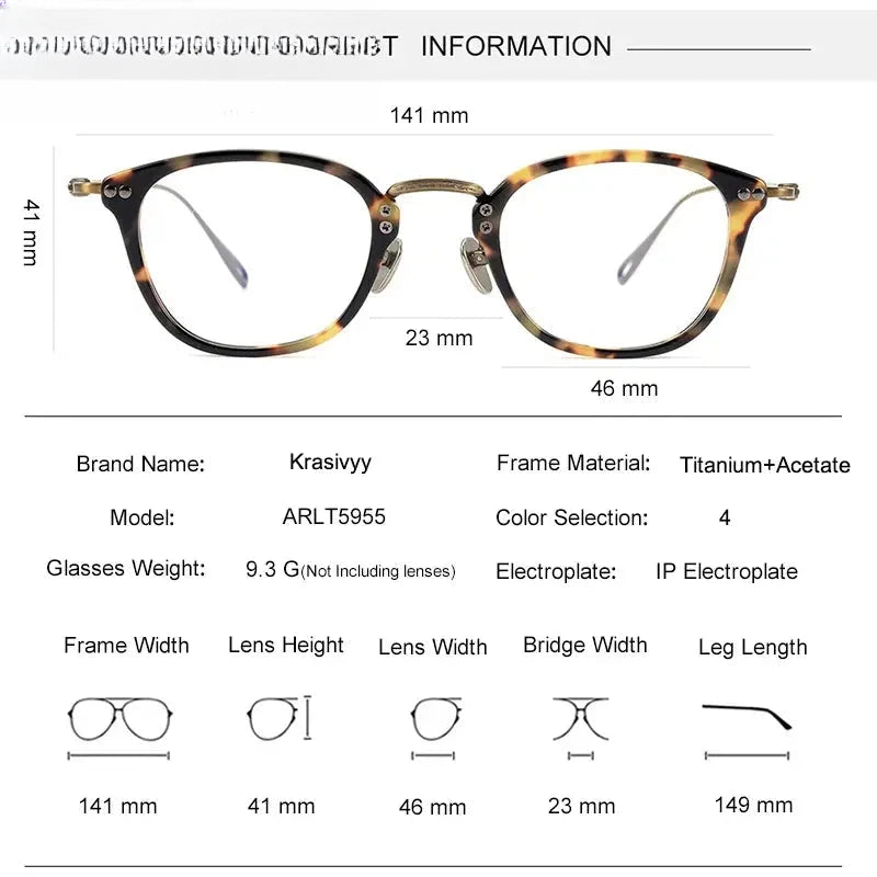 Unisex Oval Full Rim Titanium Prescription Glasses 45955 — view 2 | Rx Spectacle