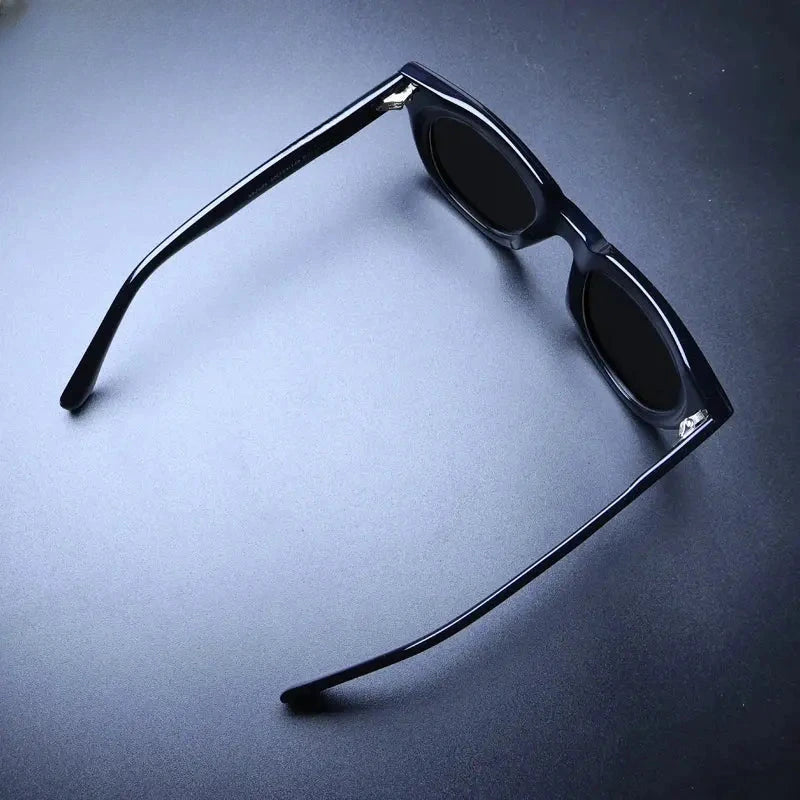 Unisex Square Full Rim Acetate Prescription Glasses Mo17 — view 3 | Rx Spectacle