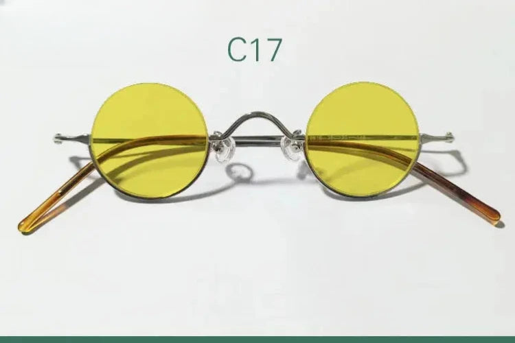 Women's Round Semi-Rimless Alloy Prescription Glasses 14130 — view 18 | Rx Spectacle
