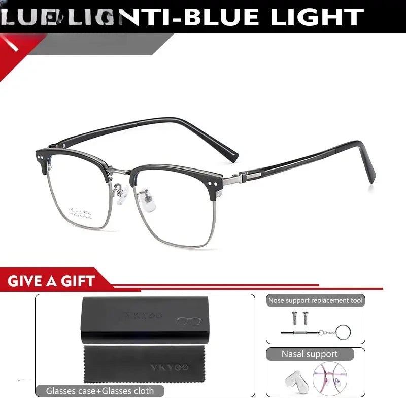 Unisex Square Full Rim Acetate Reading Glasses 8012 — view 8 | Rx Spectacle