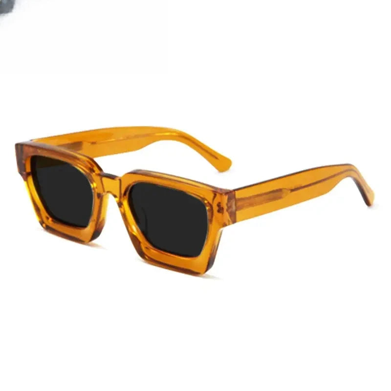Unisex Square Full Rim Acetate Prescription Glasses Mo19 — view 30 | Rx Spectacle
