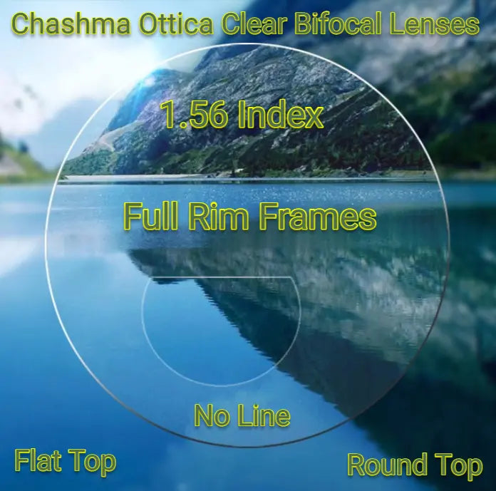 1.56 Index Clear Bifocal Lenses — view 1 | Rx Spectacle