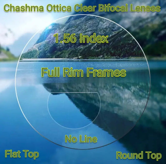 1.56 Index Clear Bifocal Lenses — view 1 | Rx Spectacle