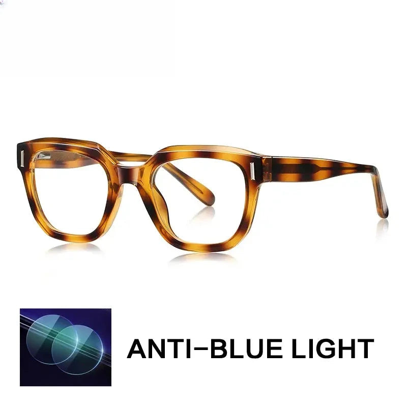 Unisex Polygon Full Rim Titanium Reading Glasses Gxyj9009 — view 3 | Rx Spectacle
