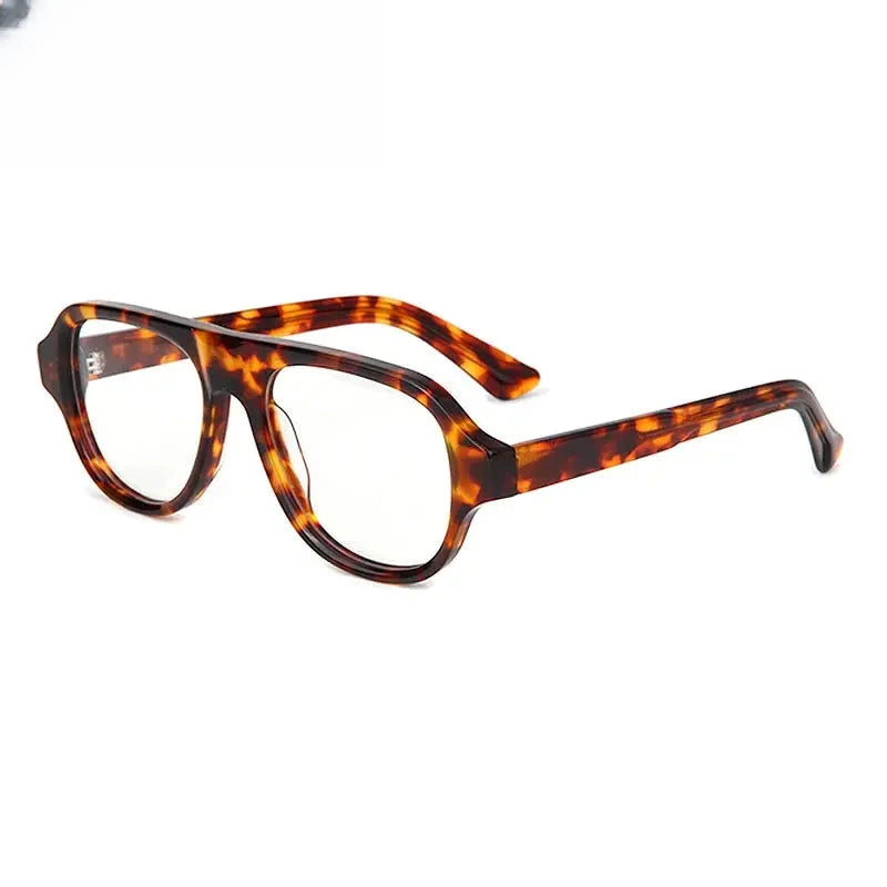 Men's Browline Full Rim Acetate Prescription Glasses 668008 — view 5 | Rx Spectacle