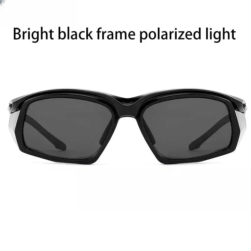 Unisex Square Full Rim TR90 Sports Glasses — view 9 | Rx Spectacle