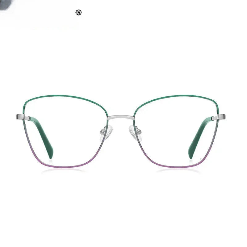 Unisex Square Full Rim Titanium Reading Glasses 3087 — view 4 | Rx Spectacle