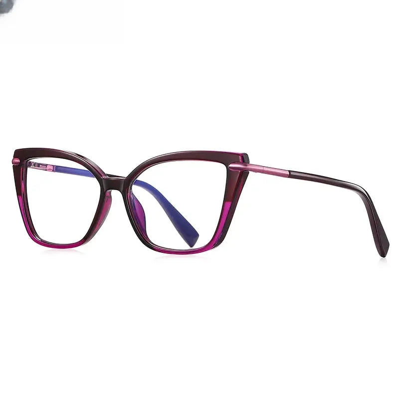 Women's Square Full Rim TR90 Reading Glasses 2112 — view 11 | Rx Spectacle