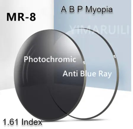 MR-8 Single Vision 1.61 Index Clear Lenses — view 6 | Rx Spectacle