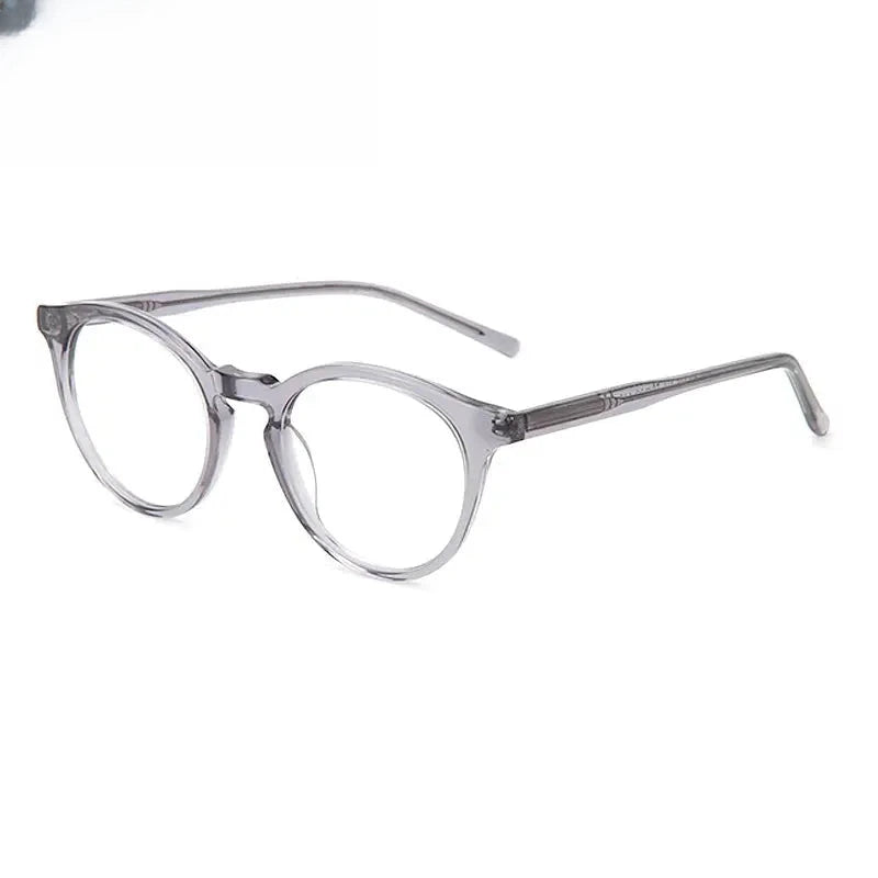 Men's Oval Full Rim Acetate Prescription Glasses 762216 — view 3 | Rx Spectacle