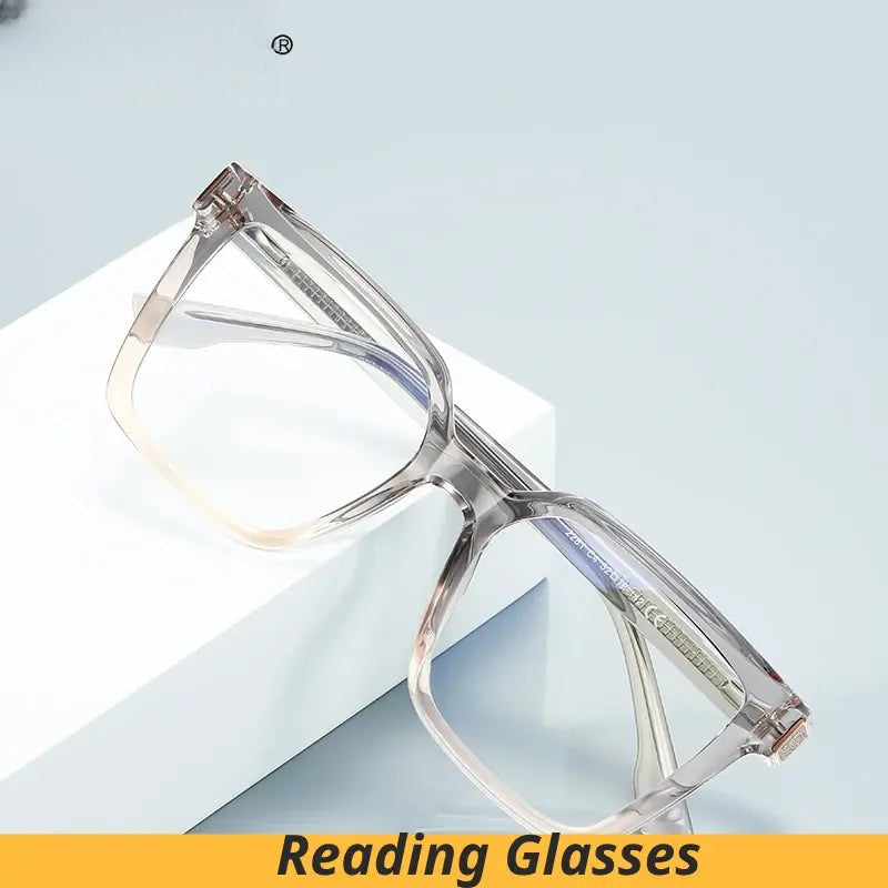 Women's Square Full Rim TR90 Reading Glasses 632281 — view 1 | Rx Spectacle