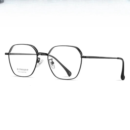 Women's Polygon Full Rim Titanium Prescription Glasses 6224 — view 1 | Rx Spectacle
