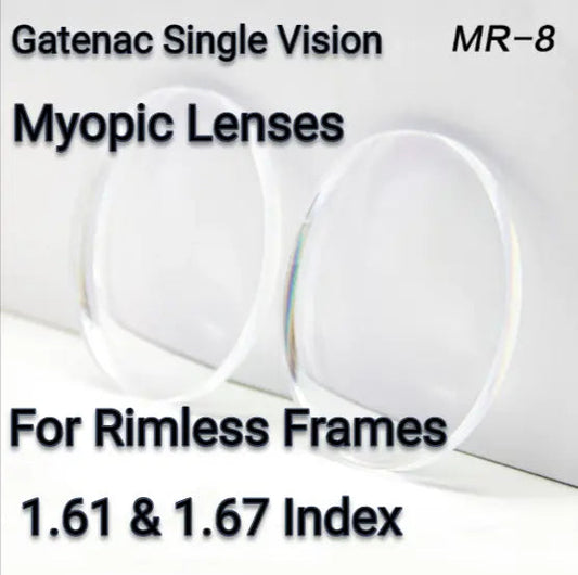 1.61 Index MR-8 Clear Lenses — view 1 | Rx Spectacle