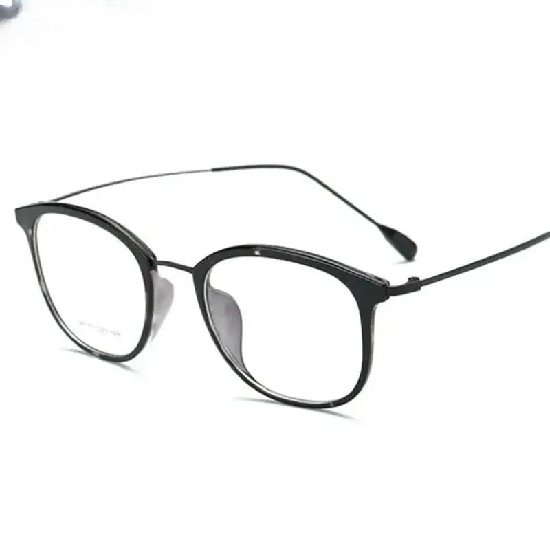 Unisex Square Full Rim Titanium Prescription Glasses 851097 — view 6 | Rx Spectacle