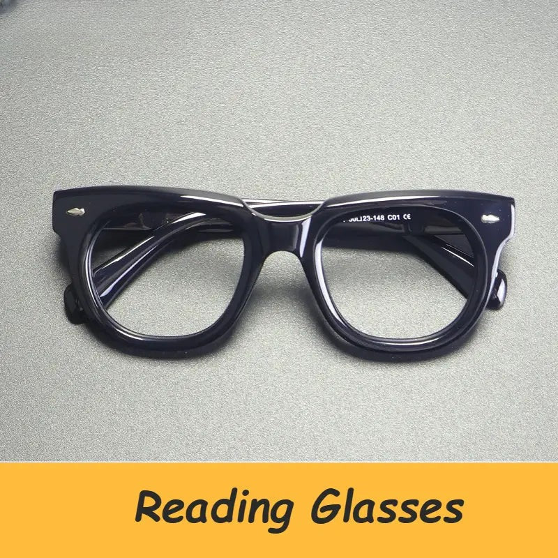Unisex Square Full Rim Acetate Reading Glasses 882224 — view 1 | Rx Spectacle