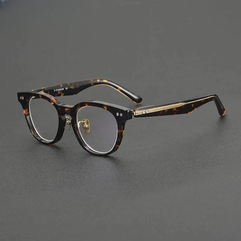 Unisex Round Full Rim Acetate Prescription Glasses 36902 — view 1 | Rx Spectacle