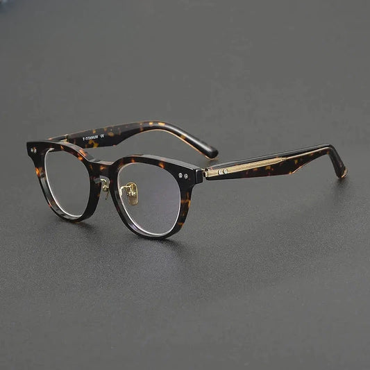 Unisex Round Full Rim Acetate Prescription Glasses 36902 — view 1 | Rx Spectacle