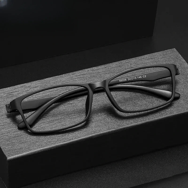 Unisex Square Full Rim Titanium Prescription Glasses 966006 — view 1 | Rx Spectacle