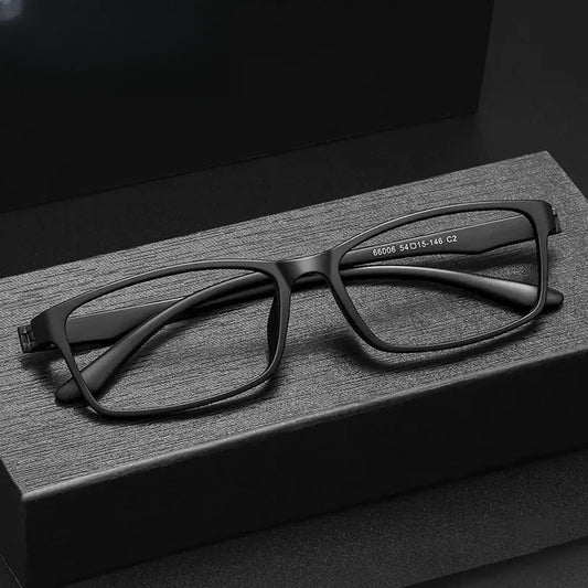 Unisex Square Full Rim Titanium Prescription Glasses 966006 — view 1 | Rx Spectacle