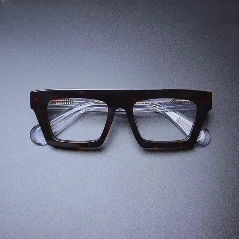 Unisex Square Full Rim Acetate Prescription Glasses Gxyj-1176 — view 1 | Rx Spectacle