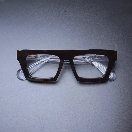 Unisex Square Full Rim Acetate Prescription Glasses Gxyj-1176 — view 1 | Rx Spectacle