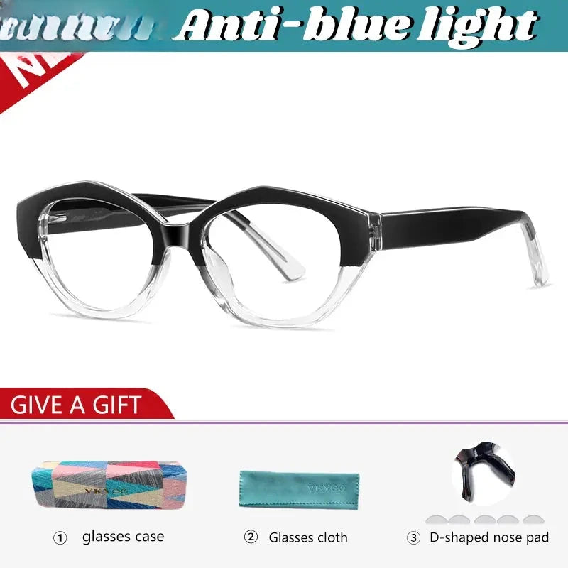 Unisex Oval Full Rim Titanium Reading Glasses 97029 — view 4 | Rx Spectacle