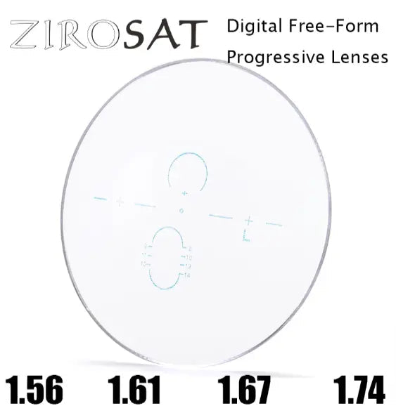 Free Form Multifocal Progressive Clear Lenses — view 1 | Rx Spectacle