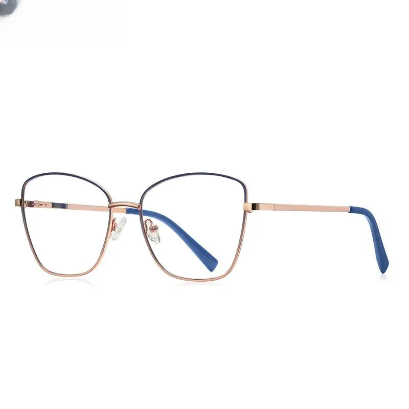 Unisex Square Full Rim Titanium Reading Glasses 3087 — view 11 | Rx Spectacle