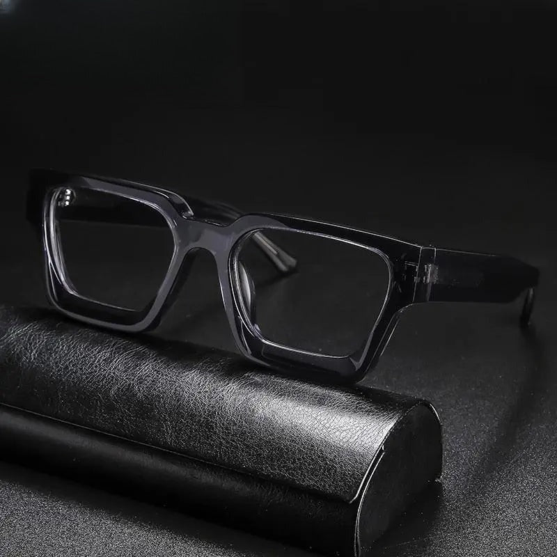 Unisex Square Full Rim Acetate Prescription Glasses Gxyj724 — view 4 | Rx Spectacle