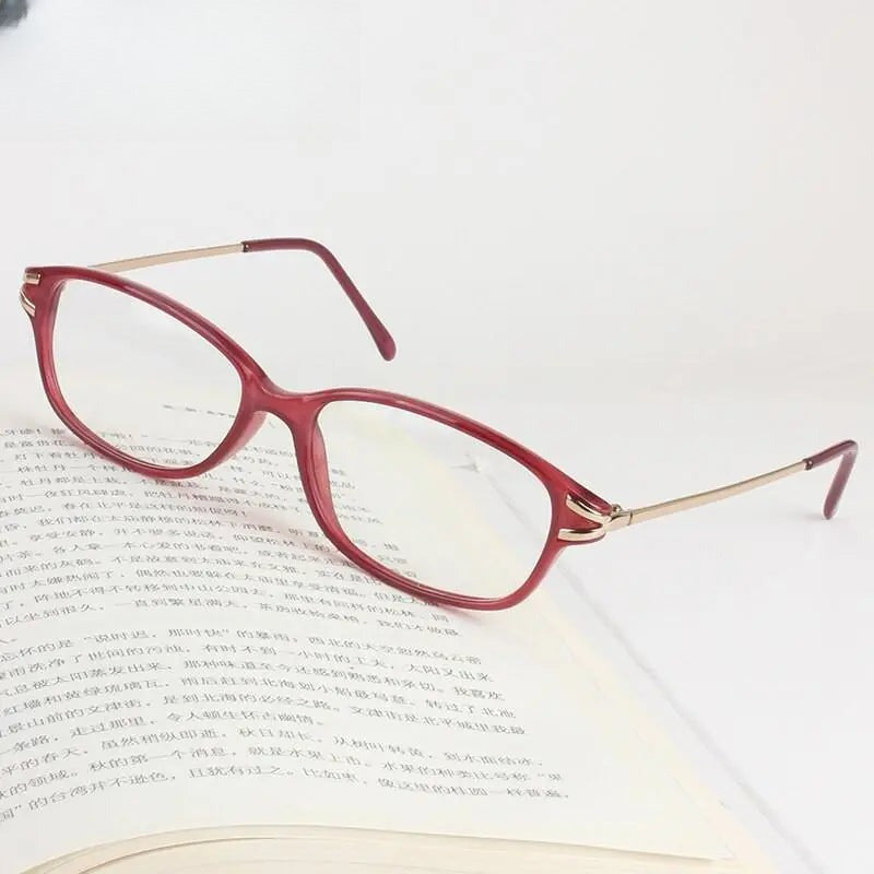 Women's Square Full Rim Acetate Prescription Glasses 6009a — view 8 | Rx Spectacle