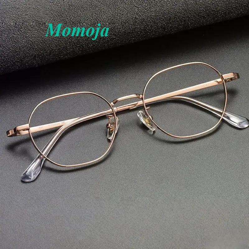 Women's Polygon Full Rim Titanium Prescription Glasses 124208 — view 1 | Rx Spectacle