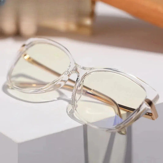 Women's Square Full Rim TR90 Prescription Glasses 933111 — view 1 | Rx Spectacle