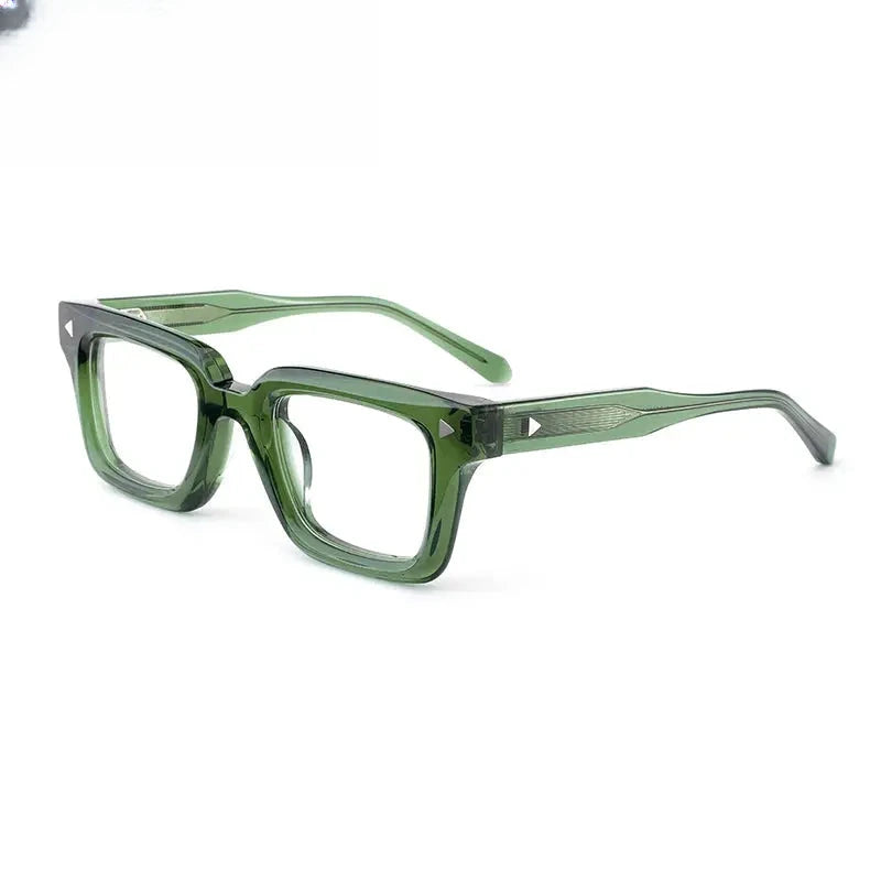 Unisex Browline Full Rim Acetate Prescription Glasses G66308 — view 3 | Rx Spectacle