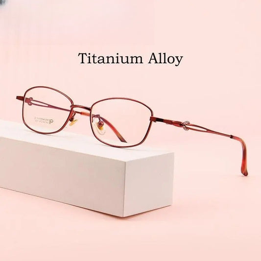 Unisex Square Full Rim Titanium Prescription Glasses 3531Ti — view 1 | Rx Spectacle