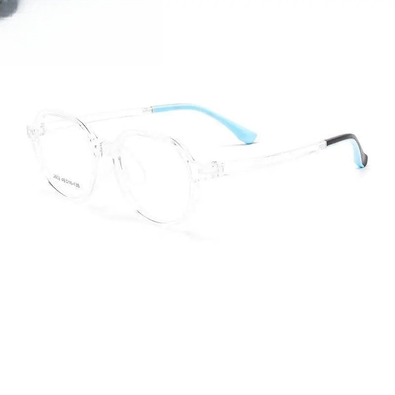 Unisex Round Full Rim Titanium Prescription Glasses 2602 — view 3 | Rx Spectacle