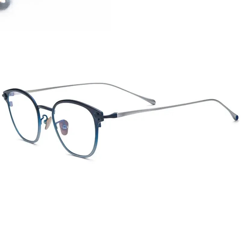 Unisex Square Full Rim Titanium Prescription Glasses 314211 — view 1 | Rx Spectacle