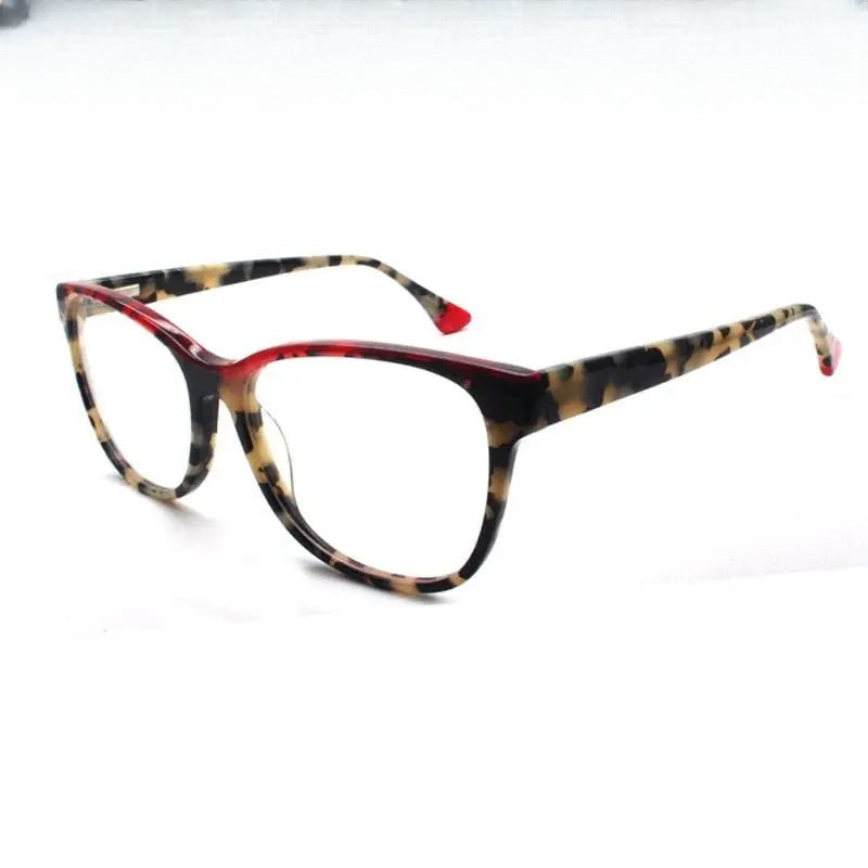 Unisex Square Full Rim Acetate Prescription Glasses 8043 — view 1 | Rx Spectacle