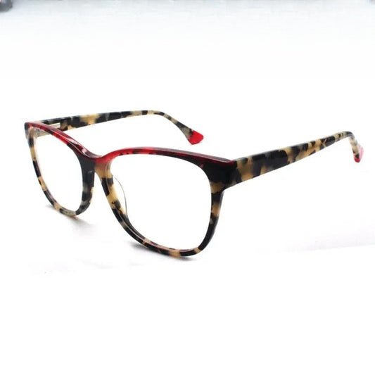 Unisex Square Full Rim Acetate Prescription Glasses 8043 — view 1 | Rx Spectacle
