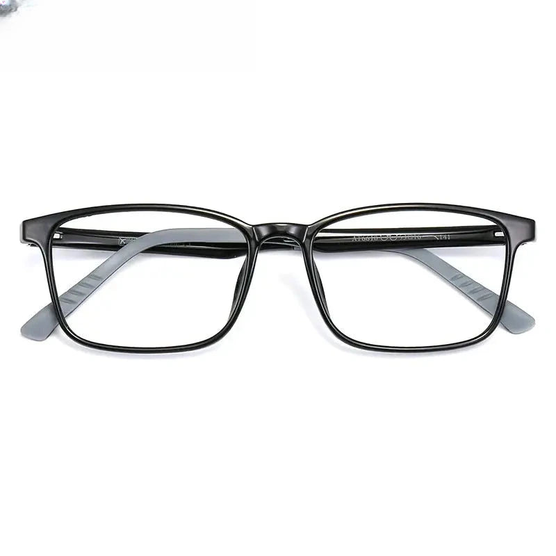 Unisex Square Full Rim Titanium Prescription Glasses 36610 — view 1 | Rx Spectacle