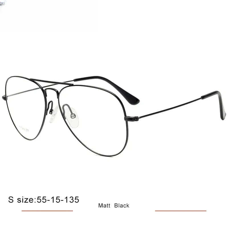 Unisex Oval Full Rim Titanium Double Bridge Prescription Glasses 716050 — view 8 | Rx Spectacle