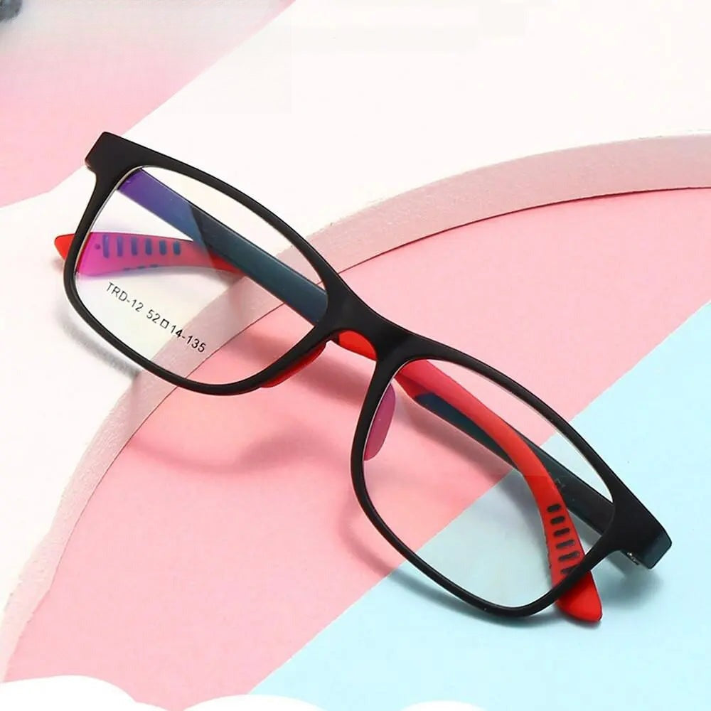 Unisex Square Full Rim Titanium Prescription Glasses Oltrd12p — view 1 | Rx Spectacle