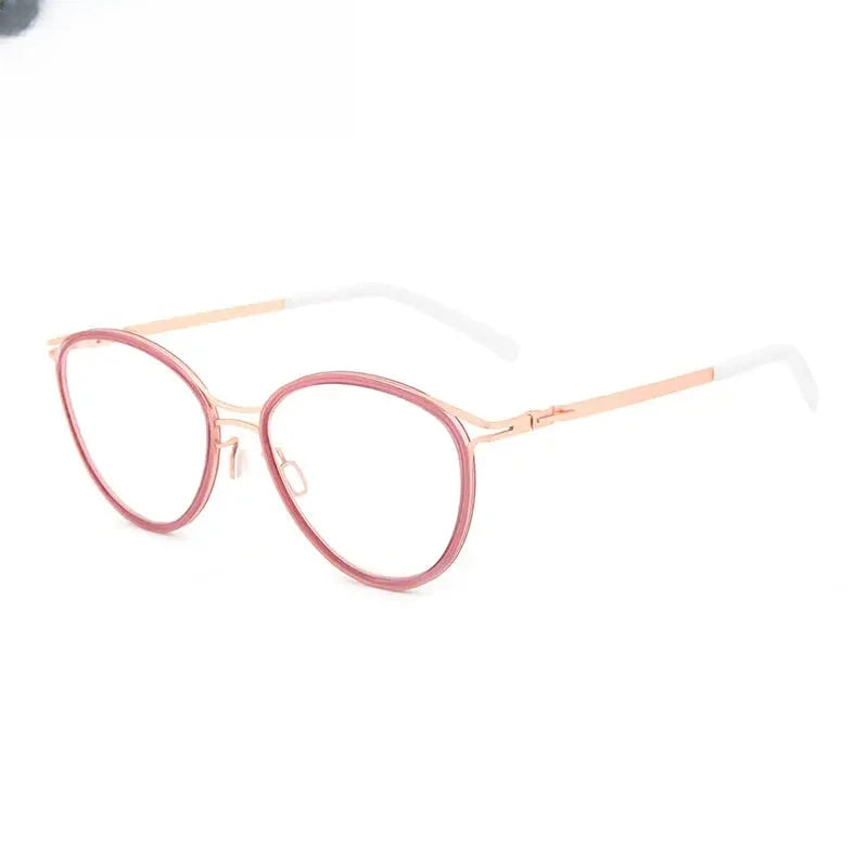Women's Oval Full Rim Acetate Prescription Glasses 418903 — view 5 | Rx Spectacle