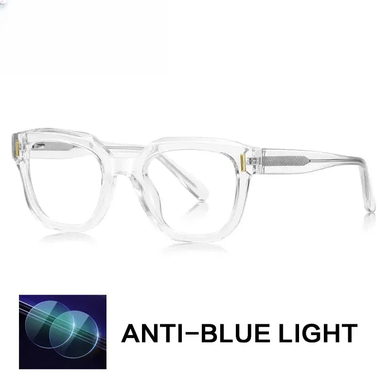 Unisex Polygon Full Rim Titanium Reading Glasses Gxyj9009 — view 5 | Rx Spectacle
