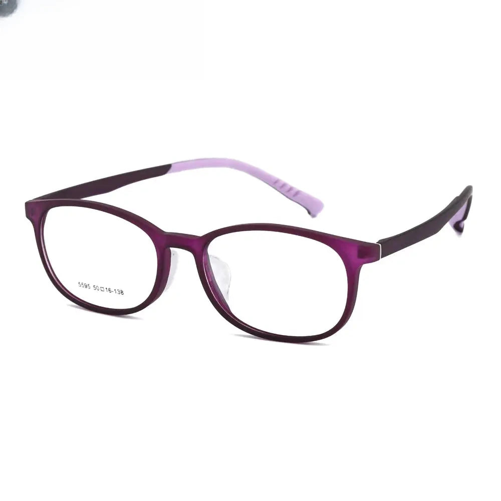 Unisex Round Full Rim Titanium Prescription Glasses 55954 — view 5 | Rx Spectacle