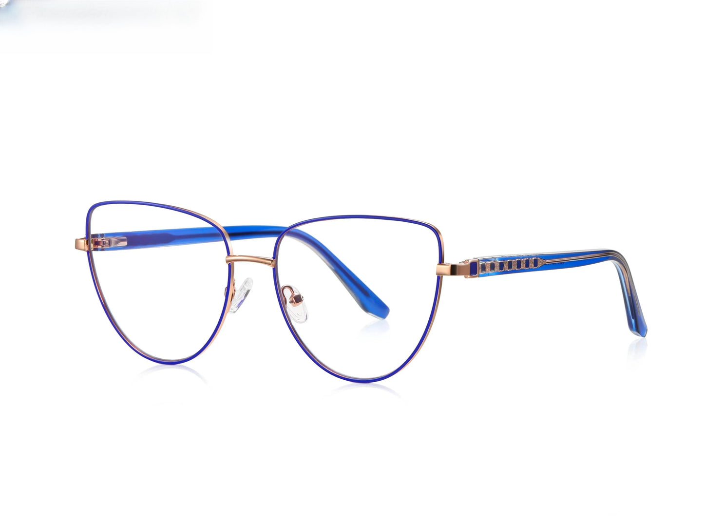 Unisex Cat Eye Full Rim Alloy Reading Glasses 3065 — view 9 | Rx Spectacle