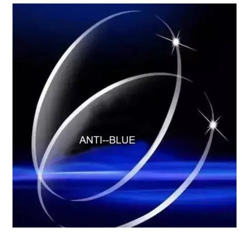 Single Vision Polyurethane Anti Blue Clear Lenses — view 1 | Rx Spectacle