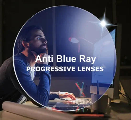 Digital Free Form Progressive Lenses Anti Blue Light — view 2 | Rx Spectacle