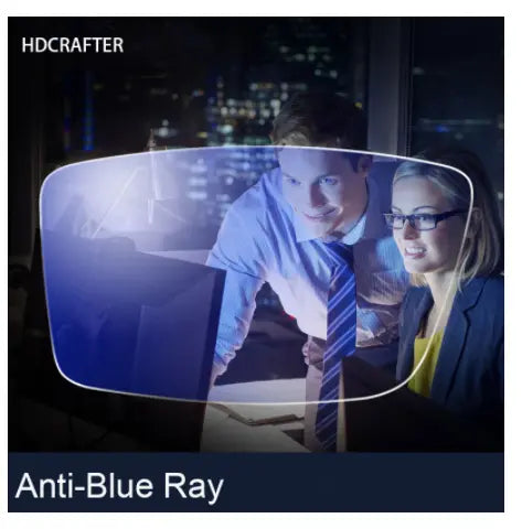 1.61 Single Vision Aspheric Anti Blue Clear Lenses — view 6 | Rx Spectacle