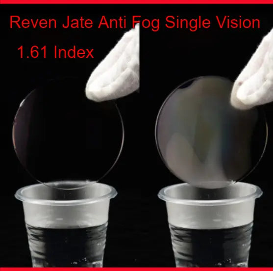 1.61 Index Single Vision Anti Blue Light Anti Fog Clear Lenses — view 2 | Rx Spectacle